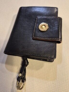 Danier Leather Wallet with Key Ring